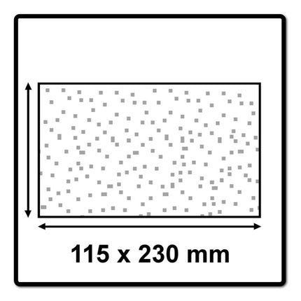 Mirka Mirlon Total Vlies Schleifstreifen 115x230mm VF P360 25 Stk. ( 8111202537 ) - Toolbrothers