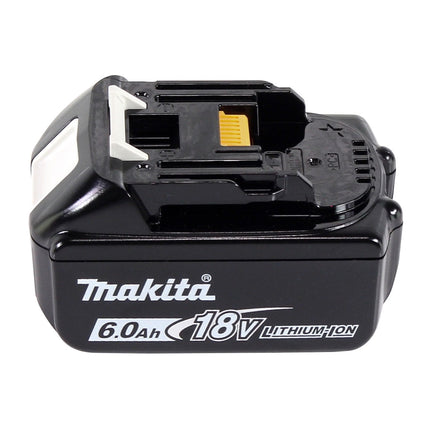 Makita Power Source Kit 18 V mit 4x BL 1860 B Akku 6,0 Ah + DC 18 RD Doppellladegerät ( 199485-6 ) - Toolbrothers