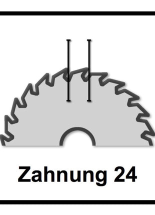 Bosch Kreissägeblatt Standard for Wood 136 x 1,5 x 20 mm 24 Zähne (2x 2608837668 ) - Toolbrothers