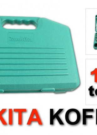Makita BHP 453 18 V Akku Schlagbohrschrauber Set + 101 tlg Set + 1x DT AKKU + DT LADER + ALU KOFFER - Toolbrothers