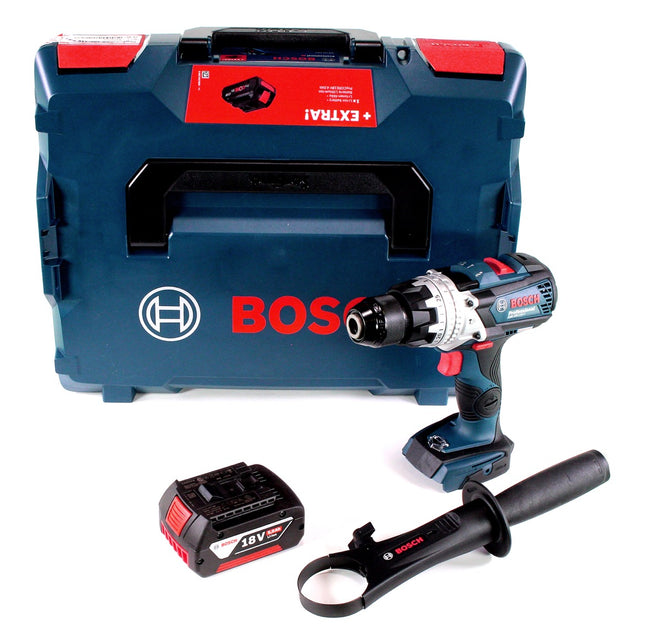 Bosch GSB 18V-110 C Perceuse-visseuse à percussion sans fil Professional 18V 110Nm + 1x batterie 5,0 Ah + L-Boxx - sans chargeur