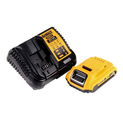 DeWalt DCF 887 Visseuse à Chocs sans fil 18 V brushless avec Mandrin de 1/4" + boîtier TStak + 1x Batterie 2 Ah + Chargeur