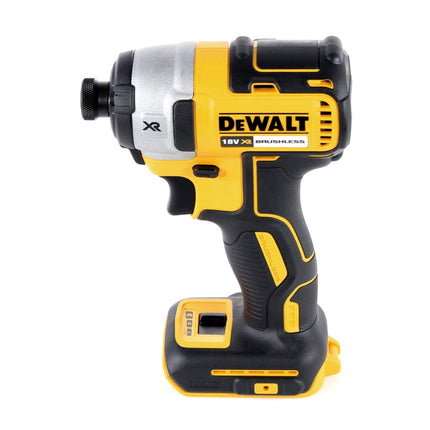 DeWalt DCF 887 D2T Akku Schlagschrauber 18 V 205 Nm 1/4" Brushless + 2x Akku 2,0 Ah + Ladegerät + 19 tlg. Bit Bohrer Set + TSTAK