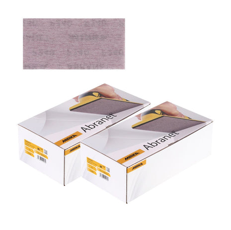 Mirka ABRANET Abrasives Sanding Strips 93x180mm, P240 - 100 pcs. (2x 5412805025)