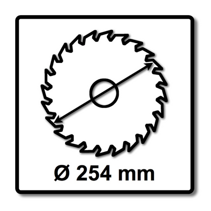 Lame de scie circulaire Bosch Expert pour le bois 254 x 1,6 x 30 mm 24 dents pour le bois (2x 2608644524)