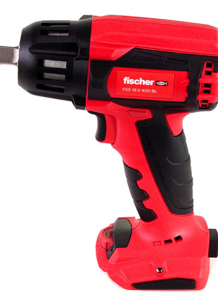 Fischer FSS 18V 400 BL 1/2 "400Nm Brushless Set 3 Visseuse à chocs sans fil (552926) + 2x Batteries rechargeables 4.0Ah + Chargeur + Coffret L-Boxx