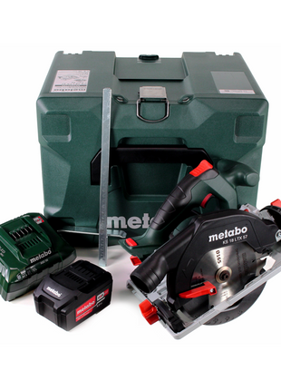 Metabo KS 18 LTX 57 Sega circolare a batteria 18V 165x20mm + 1x batteria 5,2 Ah + caricatore + MetaLoc