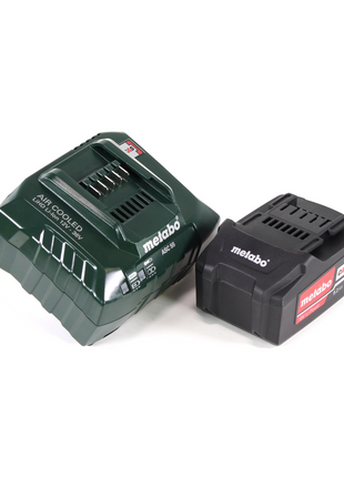 Metabo KS 18 LTX 57 Sega circolare a batteria 18V 165x20mm + 1x batteria 5,2 Ah + caricatore + MetaLoc