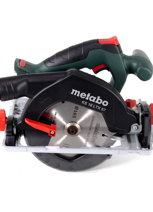 Metabo KS 18 LTX 57 Sega circolare a batteria 18V 165x20mm + 1x batteria 5,2 Ah + caricatore + MetaLoc