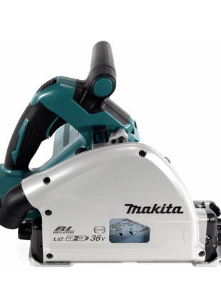 Makita DSP 600 ZJ Sega circ. ad immersione a batteria 36V (2x 18V) in valigetta Makpac - senza batteria, senza caricabatterie