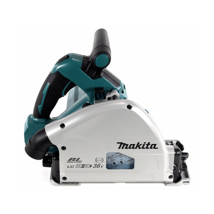 Sega a tuffo a batteria Makita DSP 600 ZJ 36V (2x 18V) senza spazzole + lama di taglio ( 165447-6 ) + Makpac - senza batteria, senza caricabatterie