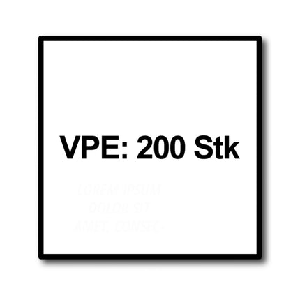 Vis à béton Fischer ULTRACUT FBS II 8x80mm 30/15 200 pièces tête hexagonale SW13 rondelle TX40 galvanisée (536853) + foret à béton en acier SDS-Plus 10x215 (B-58213).