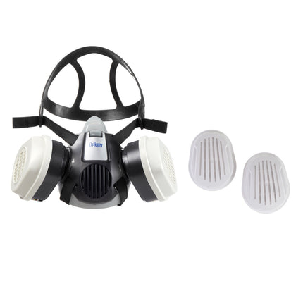 Dräger X-plore 3300 L Demi-masque respiratoire pour filtre à baïonnette taille L - sans filtre