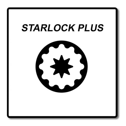FEIN Best of E-Cut SL PLUS jeu d'accessoires 6 pièces (35222942050) Lames de scie Starlock Plus pour oscillateurs multi-outils