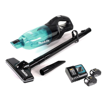 Makita DCL281 FRMB Akku Staubsauger 18V + 2x Akku 4,0Ah + Ladegerät