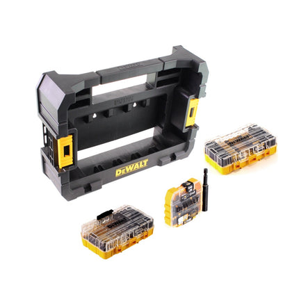 DeWalt DWST1-71229 TSTAK Cart Rollbrett Stapel Wagen + DWST 1-70706 TSTAK IV + CADDY Box + Bit und Steinbohrer FlexTorq Set 75-tlg.