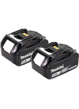 Tondeuse à gazon à batterie Makita DLM 431 T2 36V (2x18V) 43cm + 2x batterie 5,0Ah - sans chargeur