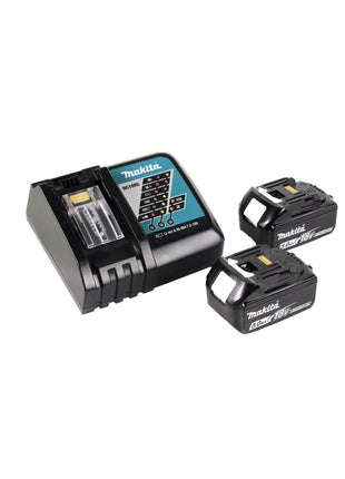 Makita DLM 431 RT2 tondeuse à gazon à batterie 36V (2x18V) 43cm + 2x batterie 5,0Ah + chargeur