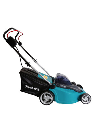 Makita DLM 380 RF2 tondeuse à gazon à batterie 36V (2x18V) 38cm + 2x batterie 3,0 Ah + chargeur
