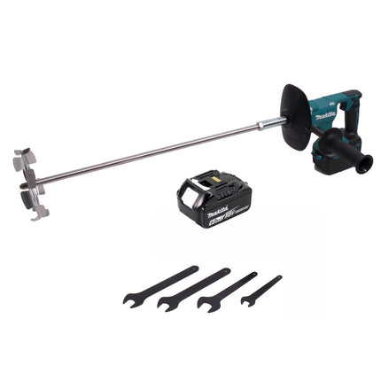 Miscelatore a batteria Makita DUT 130 G1 18V M14 Brushless + 1x batteria 6,0Ah - senza caricabatteria