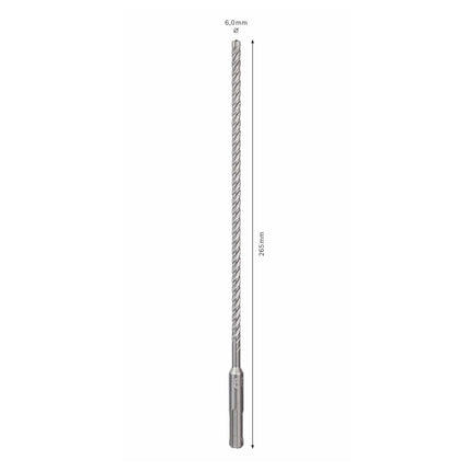 Bosch Hammerbohrer SDS-plus 7X Bohrer 6x200x265mm Carbide ( 2608576119 ) PGM zertifiziert