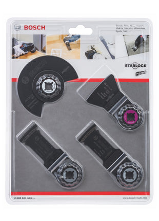 Bosch Lames de scie pour les travaux de sol et de montage, 4 pcs. (2608661696)