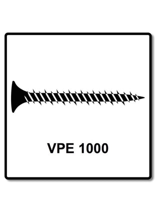 SPAX GIX-A Viti per cartongesso 3,9x25 fosfate 1000 pz. ( 1091170390256 ) Filetto pieno, testa a tromba, incavo trasversale H2, punta d'ago
