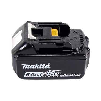 Sega circolare a batteria Makita DJR 186 G1K 18 V + 1x batteria 6,0 Ah + custodia - senza caricabatterie