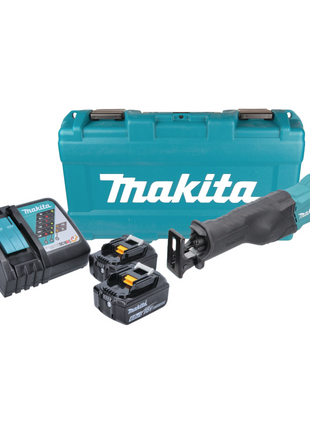 Makita DJR186RGK Cordless Reciprocating Saw 18V + 2x Batteries 6.0 Ah + Charger + Case
