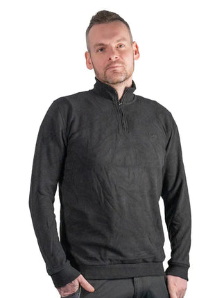 Toolbrothers Quart de pull-over zippé Casual Fit - AUTUMN COLLECTION Farbe Concrete Grey Gre S