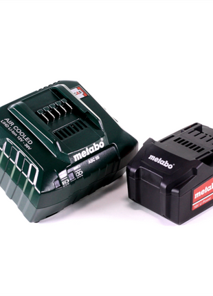 Metabo basic set 1x Li-Power battery pack 18 V 4.0 Ah CAS Li-Ion battery ( 625591000 ) + charger ASC 55 ( 627044000 )