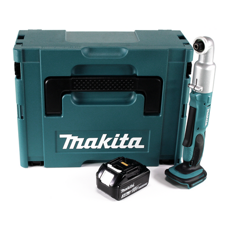 Makita DTL 061 F1J cordless impact wrench 18V 1/4" 60Nm + 1x rechargeable battery 3.0Ah + Makpac - without charger