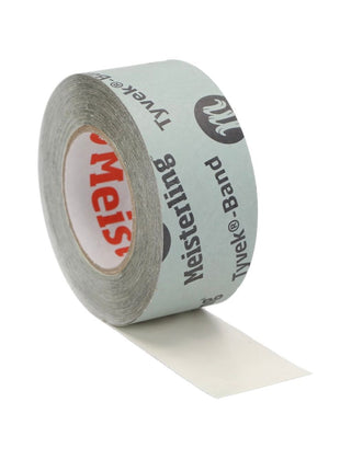 Meisterling Ruban adhésif Tyvek 60 mm x 25 m, Tyvek spunbond résistant à la déchirure (006300000210)