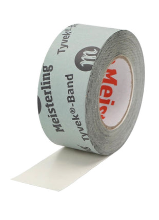 Meisterling Ruban adhésif Tyvek 60 mm x 25 m, Tyvek spunbond résistant à la déchirure (006300000210)