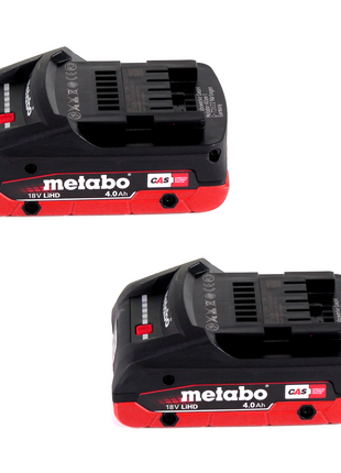 Metabo Power 160-5 18 LTX BL OF cordless compressor 18 V 8.0 bar brushless + 2x LiHD battery pack 4.0 Ah + charger