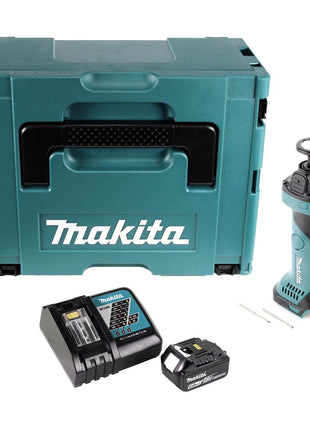 Makita DCO 180 RG1J Coupeuse Rotative Sans Fil 18 V + 1x Batterie 6,0 Ah + Chargeur + Coffret Makpac