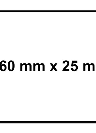 Meisterling Nastro adesivo 60 mm x 25 m ( 10x 006300000120 ) - 10 pz., a dispersione acrilica