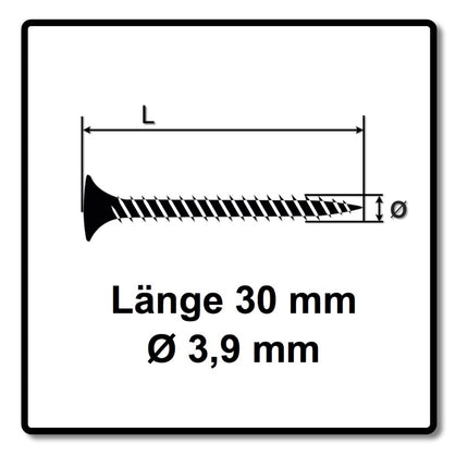Senco DS5525-AC DuraSpin Magazinschrauber 600 W 25 - 55 mm 11 Nm + Koffer + 2000x Magazinschrauben 3,9 x 30 PH2 Feingewinde