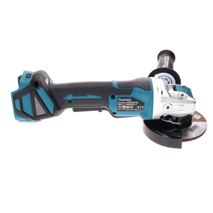 Makita DGA 519 RF Meuleuse d'angle sans fil 18 V 125 mm Brushless X-Lock + 2x batterie 3,0 Ah + chargeur