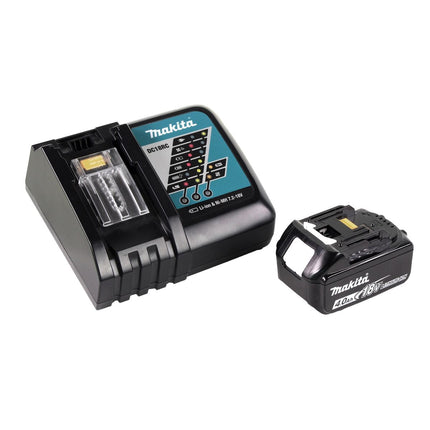 Makita DGA 519 RM1J Meuleuse d'angle sans fil 18 V 125 mm Brushless X-Lock + 1x batterie 4,0 Ah + chargeur + Makpac