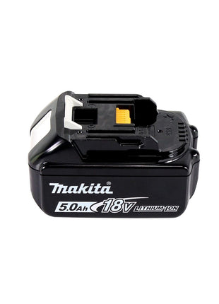 Makita DGA 519 T1 cordless angle grinder 18 V 125 mm Brushless X-Lock + 1x rechargeable battery 5.0 Ah - without charger