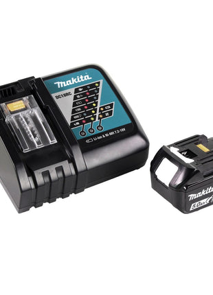 Makita DGA 519 RT1 cordless angle grinder 18 V 125 mm Brushless X-Lock + 1x rechargeable battery 5.0 Ah + charger
