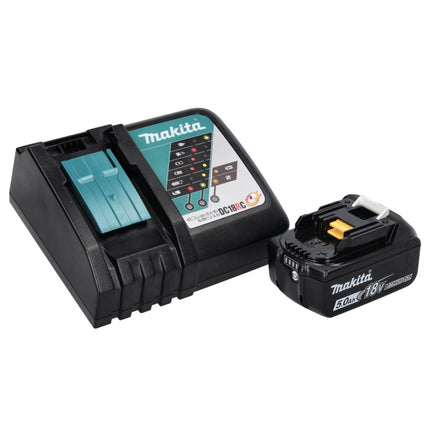 Pialla a batteria Makita DKP 181 RT1 82 mm 18 V brushless + 1x batteria ricaricabile 5,0 Ah + caricabatterie