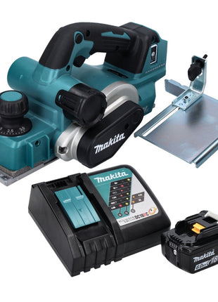 Pialla a batteria Makita DKP 181 RG1 82 mm 18 V brushless + 1x batteria ricaricabile 6,0 Ah + caricabatterie