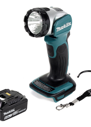 Makita DML 802 G1 battery lamp for 14.4 and 18 V battery + 1x battery 6.0 Ah - without charger
