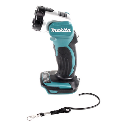 Lampada a batteria Makita DML 802 RG per batterie da 14,4 e 18 V + 2 batterie da 6,0 Ah + caricabatterie