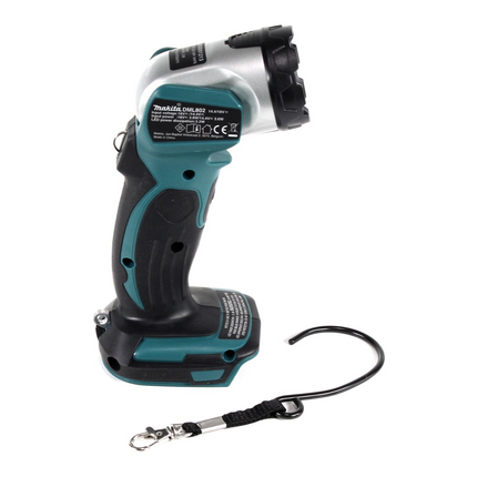 Lampada a batteria Makita DML 802 RG per batterie da 14,4 e 18 V + 2 batterie da 6,0 Ah + caricabatterie