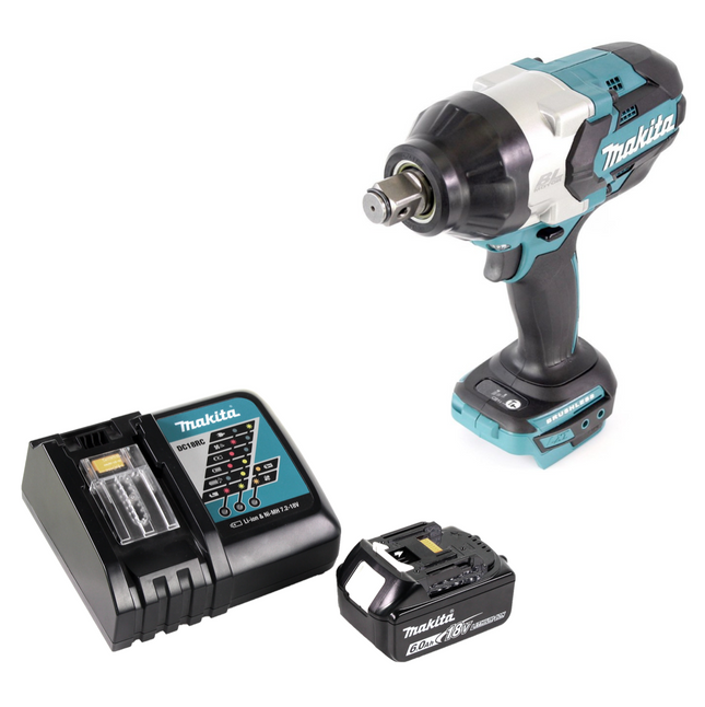 Makita DTW 1001 RG1 Clé à choc sans fil 18V 3/4" 1050Nm Brushless + 1x batterie 6,0 Ah + chargeur