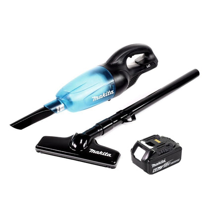 Makita DCL 180 G1 B Akku Staubsauger 18 V Schwarz + 1x Akku 6,0 Ah - ohne Ladegerät