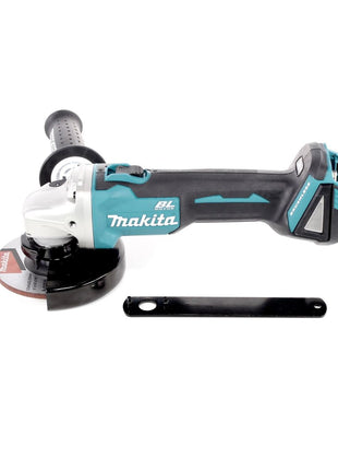 Smerigliatrice angolare a batteria Makita DGA 506 RG1 18 V 125 mm brushless + 1x batteria ricaricabile 6,0 Ah + caricabatterie
